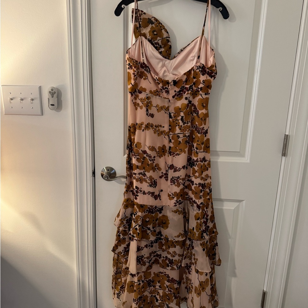 Badgley Mischka Womens  Tiered Cocktail Dress, wedding, night out, prom - Picture 6 of 6